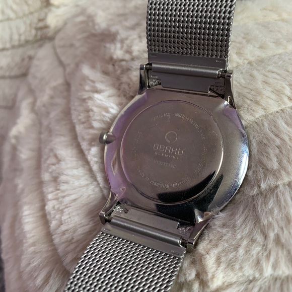 Men’s Silver Watch Obaku Harmony - Picture 3 of 3